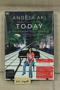 新品 アンジェラ・アキ Concert Tour 2007-2008 TODAY LIVE DVD 初回限定盤 スペシャルボックス仕様 ライブドキュメンタリーフォトブック付