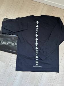 CHROME HEARTS クロムハーツ クロスロングTシャツ　Lサイズ　直営店購入 長袖Tシャツ