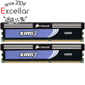 【中古】【ゆうパケット対応】Corsair TW3X4G1333C9A DDR3 PC3-10600 2GB 2枚組 [管理:1050001053]