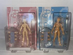 figma 2種セット archetype:she/:he flesh color ver. products number 01 ♀/♂ フィグマ アーキタイプ フレッシュカラー 素体 デッサン