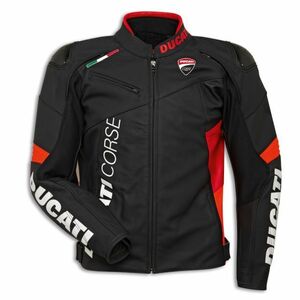 送料無料　ドゥカティ　純正　正規品　Ducati Corse C6 - レザージャケット　メッシュ　パンチング　サイズ48　ブラック　981074648