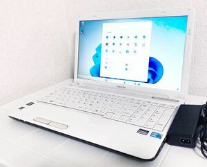 ◆Win11搭載◇Office2021導入済み◇東芝 Dynabook T350/36AW Core i5 M460 2.53GHz/4GB/500GB/15.6インチ/DVD±RW◆