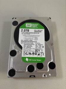 S4165○Western Digital ウエスティンデジタル WD 内蔵HDD ハードディスク 2TB WD20EADS 【未確認】240219