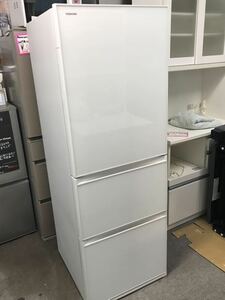 東芝　2019年製　363L ノンフロン冷凍冷蔵庫　ベジータ　右開き　程度良好