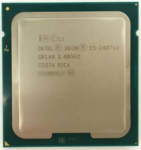 Intel CPU XEON E5-2407 V2 ×1枚 2.40GHz SR1AK 4コア 4スレッド ソケット FCLGA1356 サーバー用 BIOS起動確認済【中古品】【送料無料】