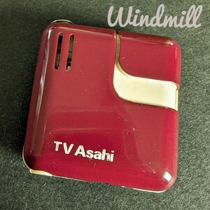 レア 珍品 Windmill ウインドミル 極小 ミニガスライター テレビ朝日 テレ朝 TV Asahi