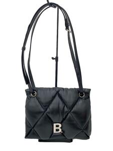 BALENCIAGA◆ショルダーバッグ/-/BLK/無地/619449・1000・V・562481