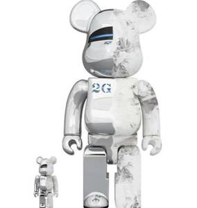 国内正規品 劇レア 未開封保存品 BE@RBRICK SORAYAMA × DANIEL ARSHAM 100% & 400% 2G 空山基 MEDICOM TOY HAJIME ダニエルアーシャム