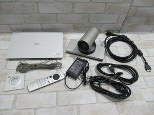 ▲Ω 新DK5 0343♪ 保証有 CISCO シスコ TTC7-21 TelePresence SX20 テレビ会議システム カメラ / マイク / リモコン付き