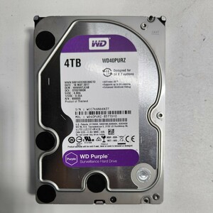 「43」WD Purple WD40PURZ 4TB　SATA 3.5インチ/HDD（使用44070）