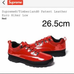 新品20ss supreme timberland patent Lether Euro Hiker Low 正規品　 