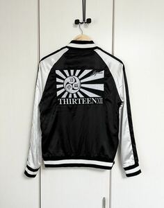 [THIRTEEN JAPAN] リバーシブルスカジャン スーベニアジャケット 42 ブラック サーティーンジャパン