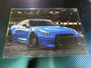 ブリキ看板 20×30cm 日産 GT-R ロケットバニー アメリカンガレージ アンティーク 雑貨 ★TINサイン★