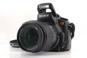 動作品 ソニー SONY α200 DSLR-A200 レンズ DT 18-70mm f3.5-5.6 MACRO デジタル一眼カメラ フード付 管K6442