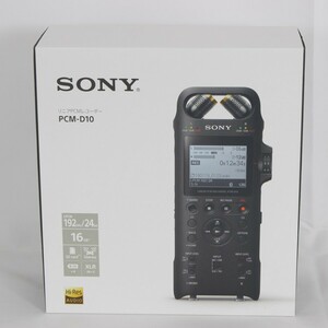 【新品】SONY PCM-D10 16GB リニアPCMレコーダー ハイレゾ録音対応 XLR/TRSコンボジャック バランス入力対応 ソニー 本体