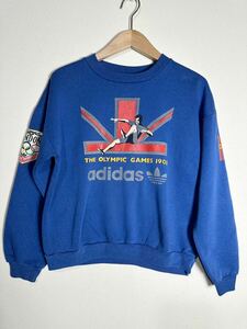 80s adidas vintage THE OLYMPIC GAMES LONDON Sweatshirt ヴィンテージ アディダス ロンドン オリンピックスウェット 古着 USA製 激レア