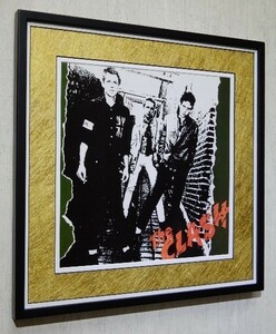 ザ・クラッシュ/レコードジャケット ポスター額装/白い暴動/THE CLASH/パンククラシック/Punk/アルバム・アート/お店のディスプレイ/飾る