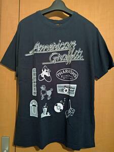 American Graffiti 映画 ムービー Tシャツ LL 50’s CRUISIN DICE PHARAOHS クリームソーダ レコード UNIVERSAL アメリカン・グラフィティ