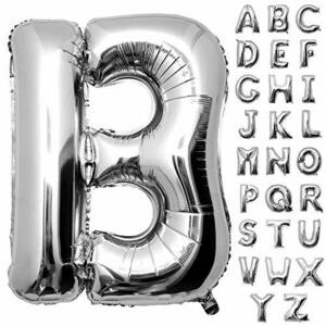 アルファベット A～Z シルバー バルーン 文字 バルーン アルファベット 組み合わせ サイズ約100cm /40inc