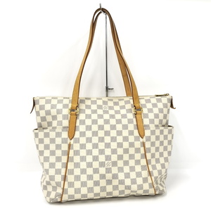 【中古】LOUIS VUITTON トータリー MM トートバッグ ダミエ アズール N51262