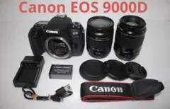 Canon EOS 9000D キャノン 標準＆望遠ダブルレンズセット