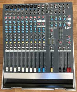 ALLEN&HEATH PA-12　アレン＆ヒース　ミキサー　専用ハードケース付