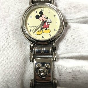 電池交換済 ミッキーマウス MICKEY ディズニーDisney レディース クォーツ 腕時計 ミッキーブレス IW404DT02MCK//