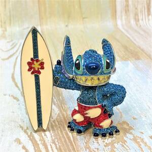 定価8.5万円 廃版★リロ＆スティッチ Lilo & Stitch サーフィン アリバス・ブラザーズ スワロフスキー★シンデレラ城 ディズニー Disney