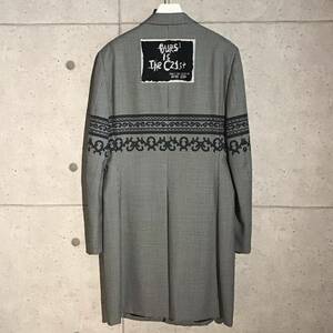 ONtheCORNER ITEM No.808/COMMEdesGARCONS HOMMEPLUS コムデギャルソンオムプリュス グレンチェックロングジャケット 08aw size: M