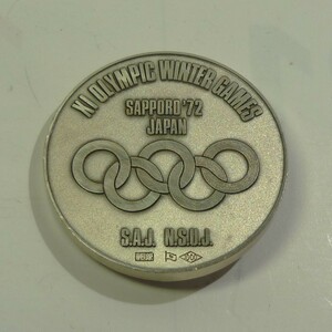 岡本太郎 札幌オリンピック 純銀 メダル 1972年 Sv1000　シルバー（メダル美品）