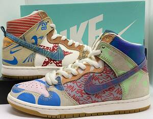 超希少!!NIKE SB ZOOM DUNK HIGH PREM トーマスキャンベル 26.5CM 918321-381★THOMAS CAMPBELLナイキPREMIUMダンクHIプレミアムB