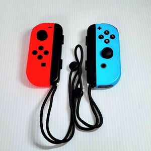 美品Nintendo Switch ジョイコン ネオンブルーL ネオンレッドR　