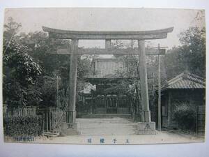 戦前 東京 王子権現 王子神社 鳥居 (2)