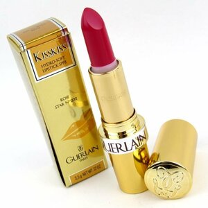 ゲラン キスキス ハイドロソフト 口紅 ローズ スター No202 未使用 ダメージ有 コスメ レディース 3.5gサイズ GUERLAIN