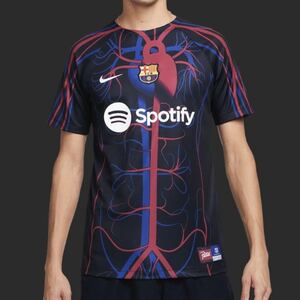 NIKE FC バルセロナ x パタ サッカー ショートスリーブ トップ S patta ナイキ Barcelona Cullers del Mon Dri-FIT Soccer プロ ジャージ