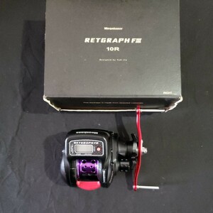 リトグラフ 3　10R　メガバス　Megabass　retgraph F3 タナセンサー　カウンター　紅牙　スパルタン　タイラバ　ダイワ　Daiwa　右　