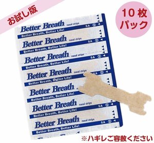 鼻腔拡張テープ 10枚 レギュラー(M)サイズ ラージ(L)サイズ 10日セット いびき 鼻づまり 睡眠 ブリーズライトにも