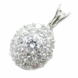 ジュエリー ダイヤモンド ペンダントトップ ブランドオフ JEWELRY Pt900プラチナ ペンダントトップ PT900 中古 レディース