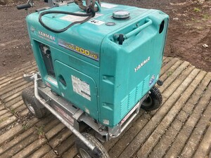 ☆千葉発☆YANMAR☆ディーゼルエンジン発電機☆YDG200VS☆