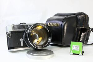 【同梱歓迎】ジャンク■CANON LENS 50mm F0.95+キヤノン 7 ドリームレンズ■ケース付き■9971