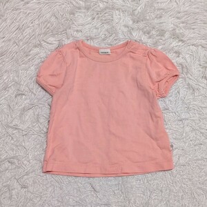 【送料無料】赤ちゃん本舗　半袖　トップス　Tシャツ　80cm　ピンク　ベビー　子供服　