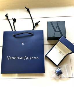 新品同様★ヴVENDOME AOYAMA　ヴァンドーム青山　保存箱　紙袋　リボン　3点セット　ショッパー　ジュエリーケース★ネックレスなど