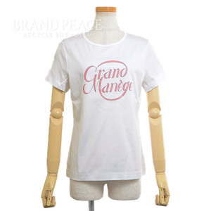 エルメス Tシャツ　グランマネージュ ホワイト コットン 40サイズ ブランドピース
