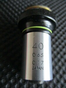 OLYMPUS / オリンパス顕微鏡用接眼レンズ 40 0.65 0.17 1個 現状品 送料220円 (^^♪