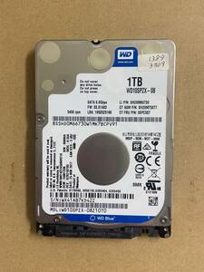 ☆１TB/ 中古ノートPC用　WD Blue　HDD2.5インチ　SATA　１TB　動作品☆①