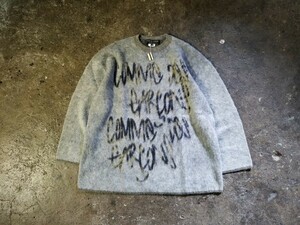 COMME des GARCONS HOMME PLUS 22AW オーバーサイズロゴニット 2022AW AD2022 コムデギャルソンオムプリュス