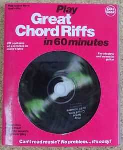ＣＤ+Book Play Great Chord Riffs in 60 minutes 輸入盤