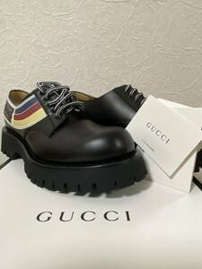 GUCCI レザーダービーシューズ 黒 新品未使用 正規品