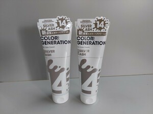 ★COLORR GENERATION カラーヘアクリーム(NO.14シルバーアッシュ)・2個・・・保管未使用品★