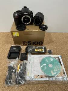 Nikon ニコン D5100 + AF-S DX 18－55/3.5‐3.6G VR ll レンズセット 元箱付